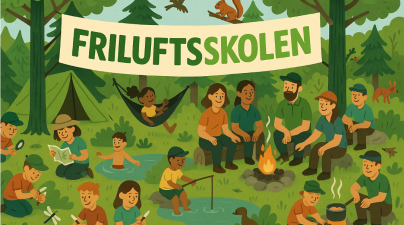 Lenke til artikkel: Gratis friluftsskole for 10-13-åringer