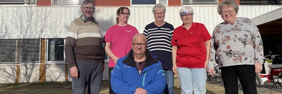 Styret i HLF Trysil, foran leder Bjørn Agnar Hiimainen, bak fra venstre Webjørn Grambo, Linda Bakken, Dagmar Lyngstad, Siglinde Nordsveen og Bente Langhol.
