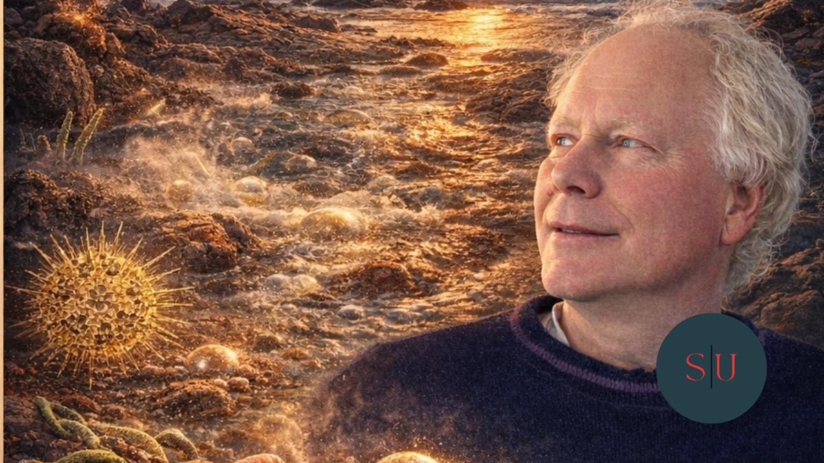 En mann som ser utover - Klikk for stort bilde