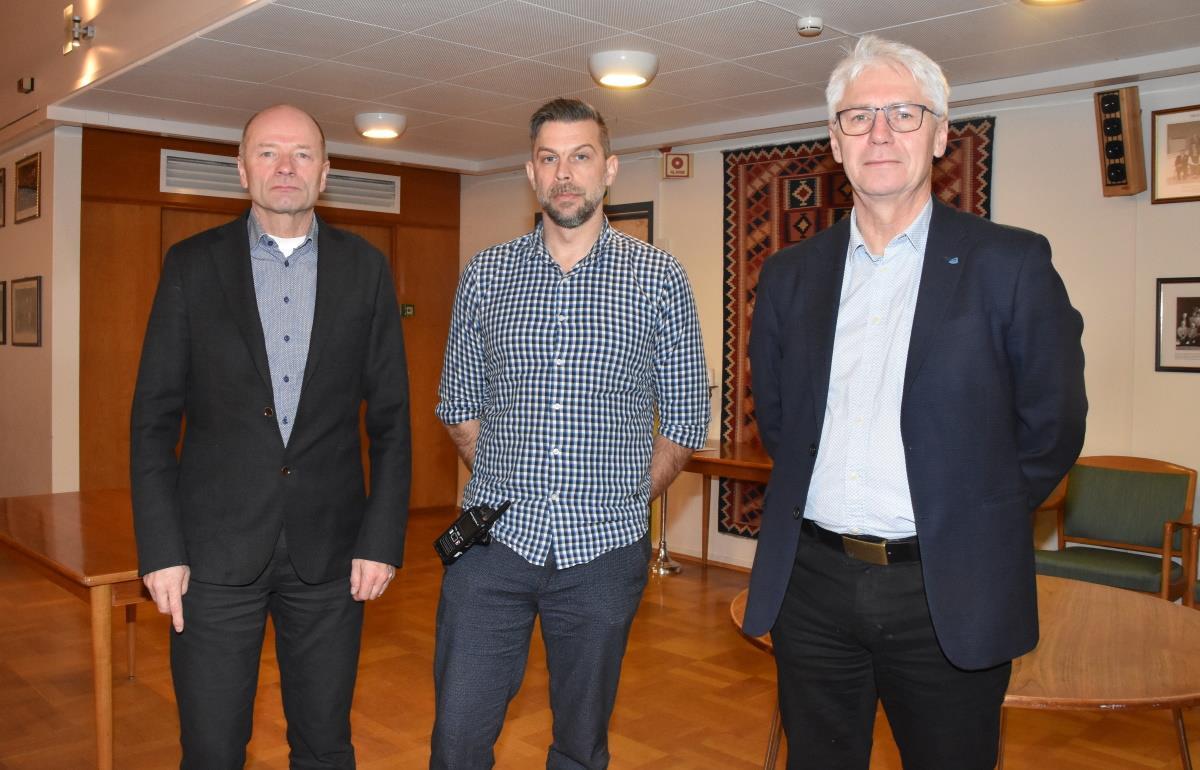 Jan Sævig, Rune Møller Poulsen og Erik Sletten - Klikk for stort bilde
