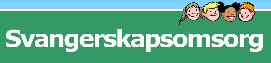 Bilde med teksten svangerskapsomsorg - Klikk for stort bilde